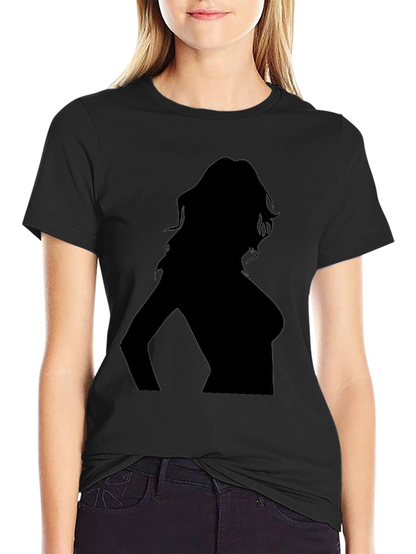 Silhouette Tee - Sleek Black T-Shirt