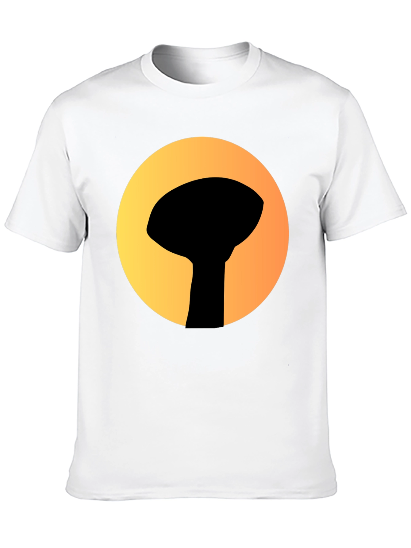 Graphic Tee: Silhouette Water Tower Art T-Shirt