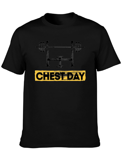 Chest Day T-Shirt - Gym Workout Apparel