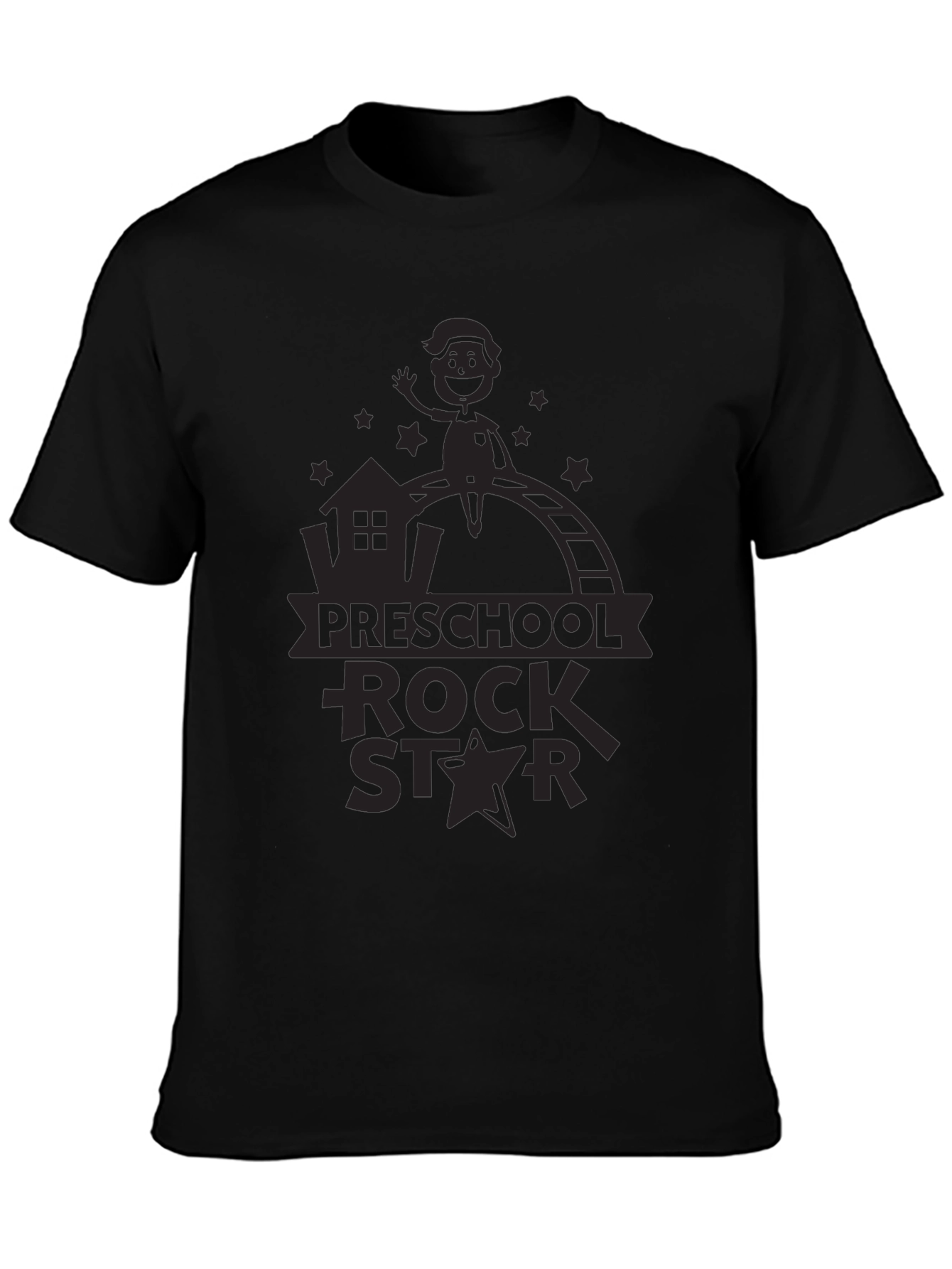 Preschool Rockstar Black T-Shirt