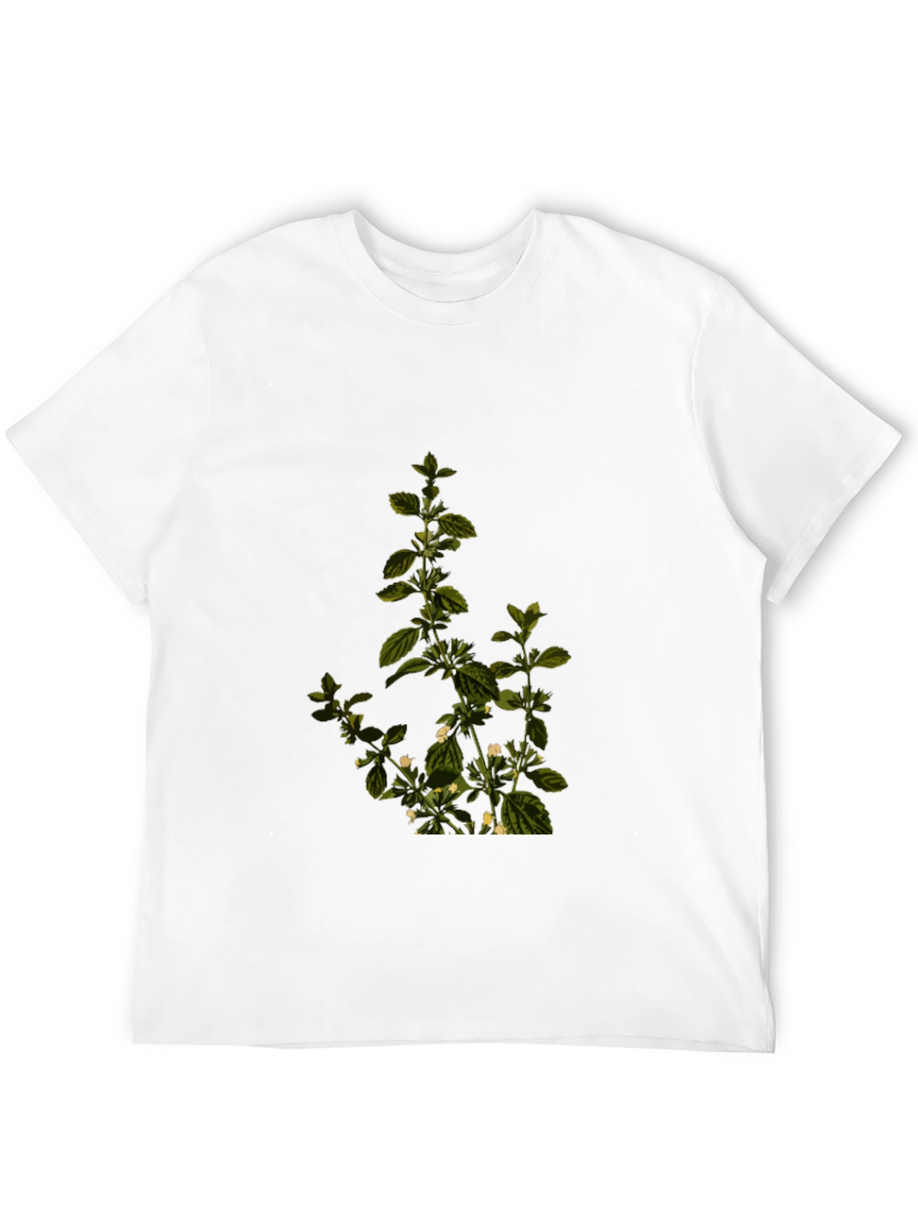 Botanical Print Tee - Stylish Comfort