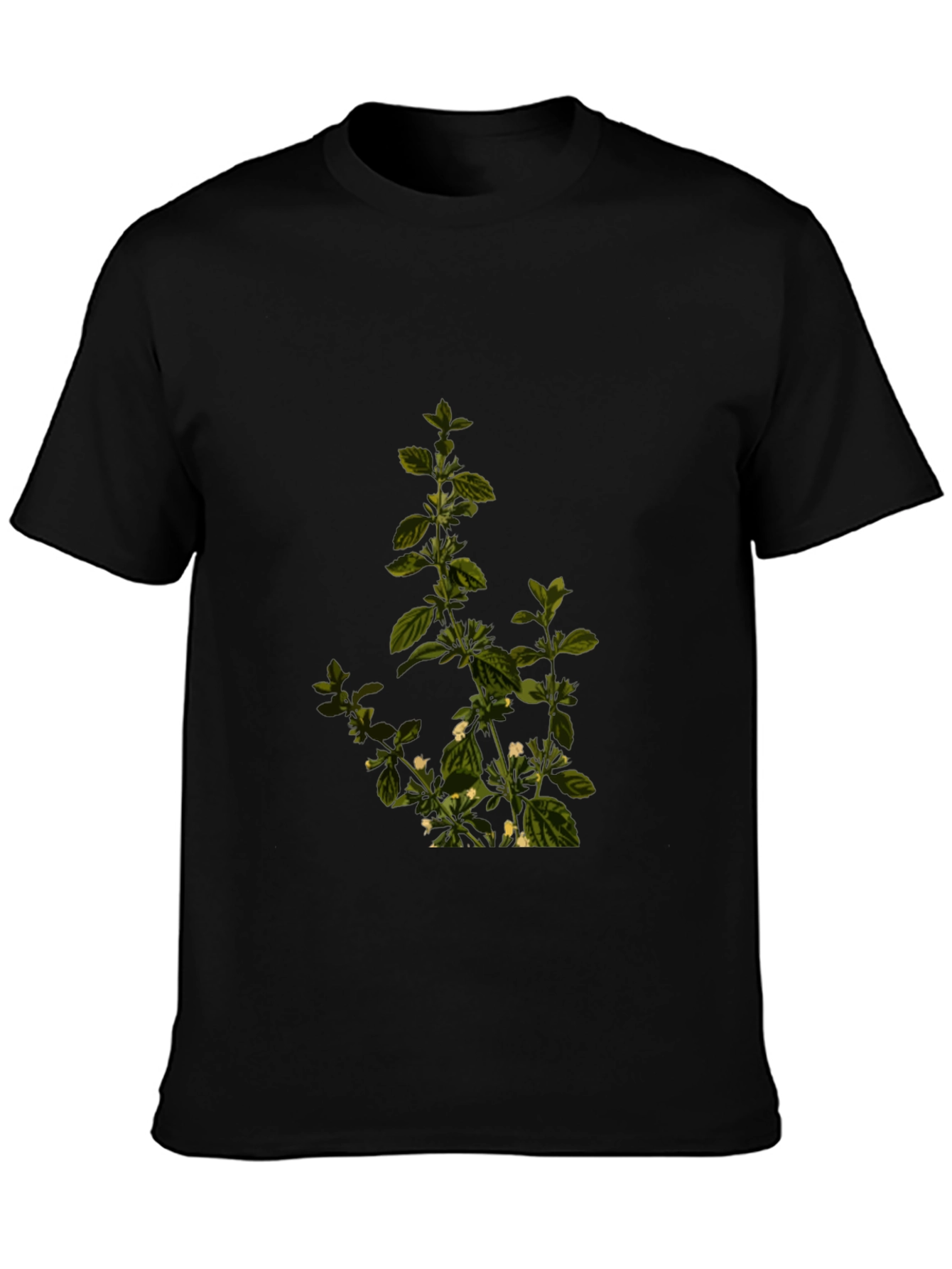 Botanical Print Tee - Stylish Comfort