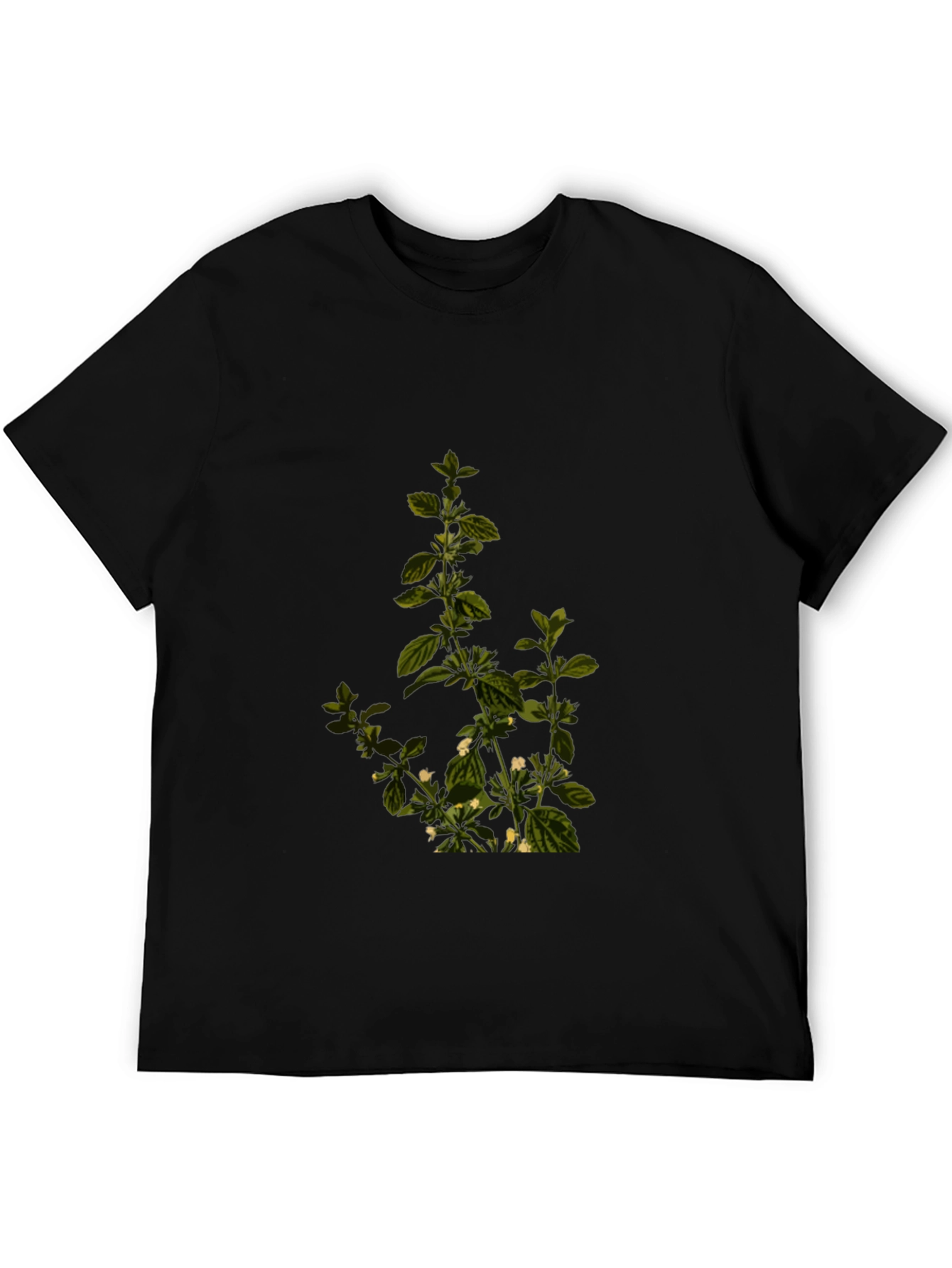 Botanical Print Tee - Stylish Comfort