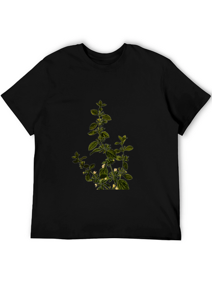Botanical Print Tee - Stylish Comfort