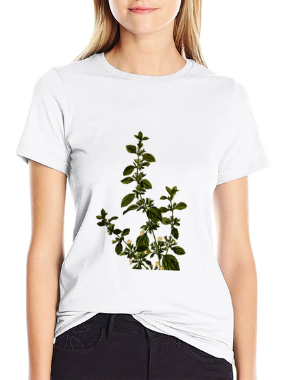 Botanical Print Tee - Stylish Comfort