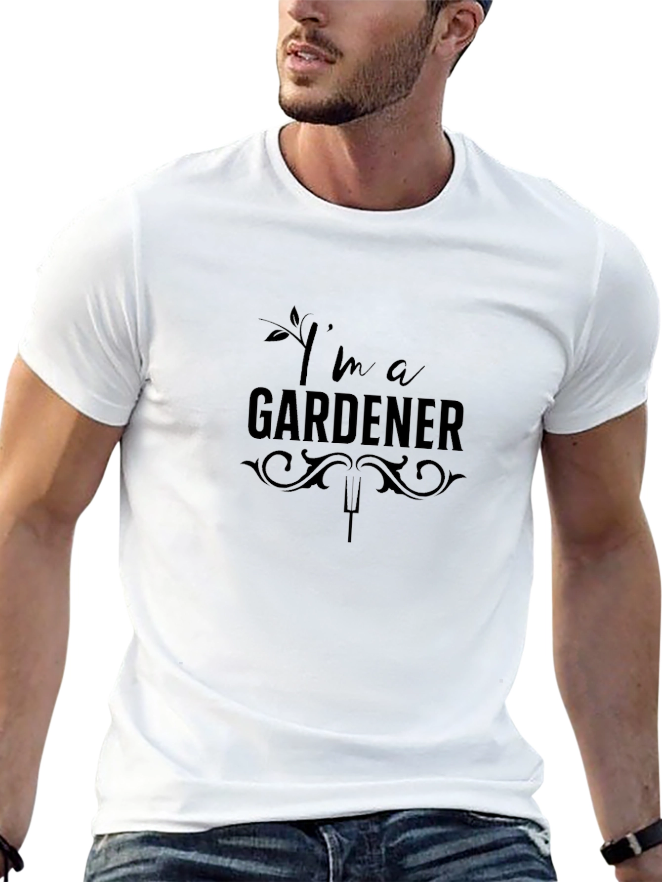 Im a Gardener T-Shirt - Black Graphic Tee