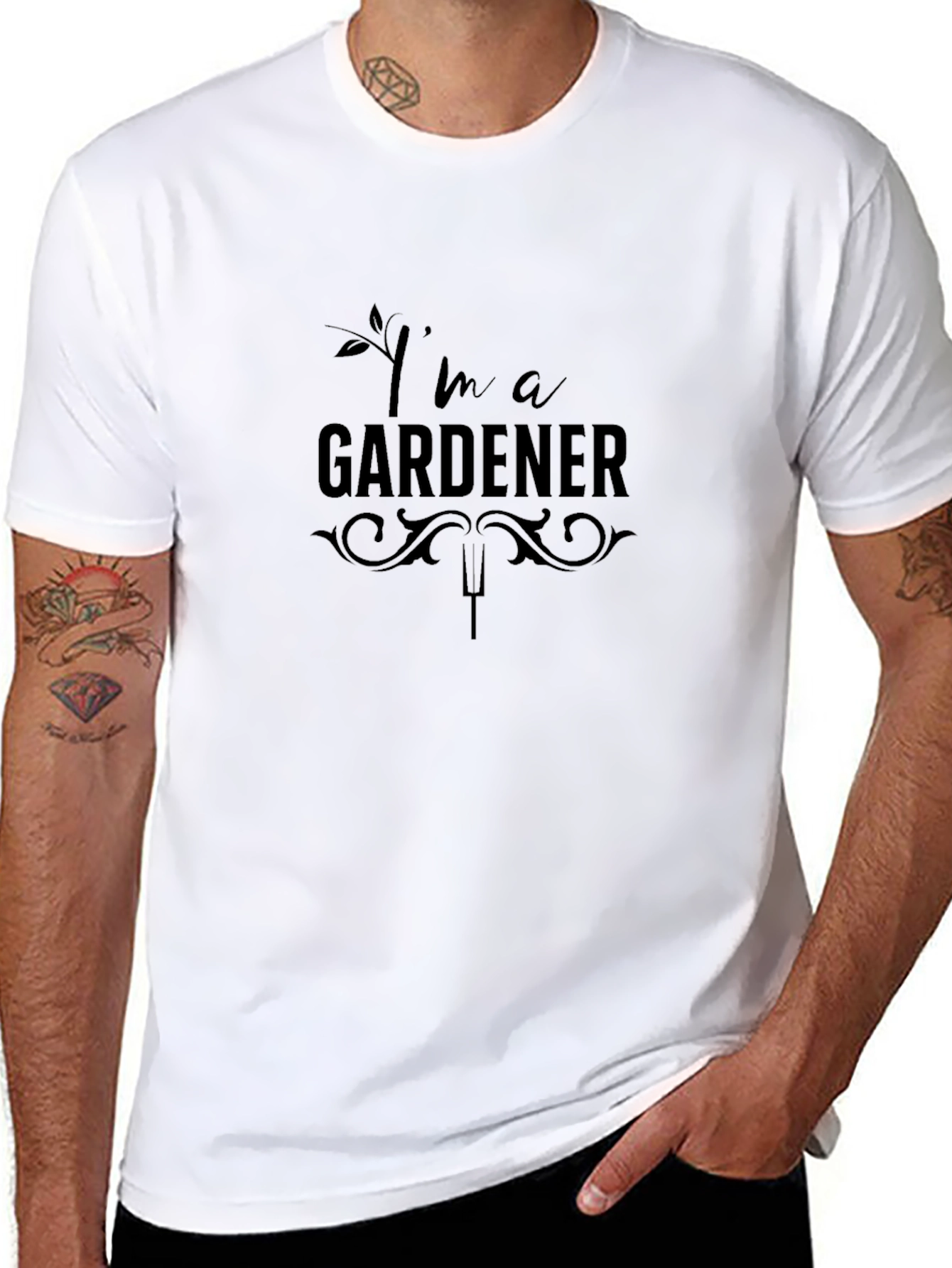 Im a Gardener T-Shirt - Black Graphic Tee