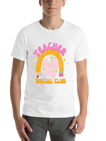 Teacher Social Club Black Graphic T-Shirt