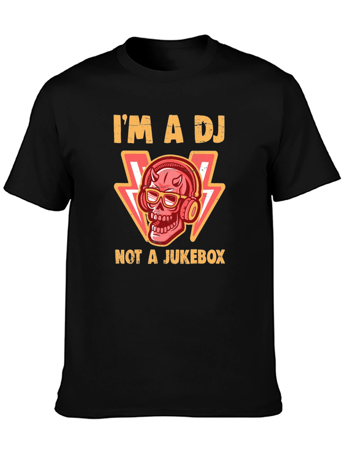 Im a DJ Not a Jukebox Black T-Shirt