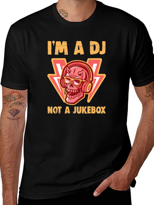 Im a DJ Not a Jukebox Black T-Shirt