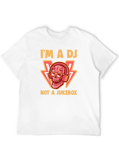 Im a DJ Not a Jukebox Black T-Shirt
