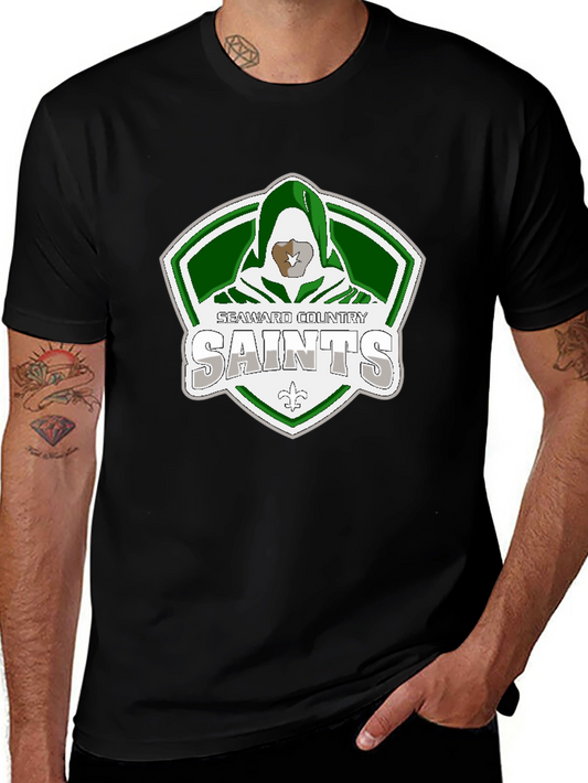 Seaward Country Saints Black Graphic T-Shirt