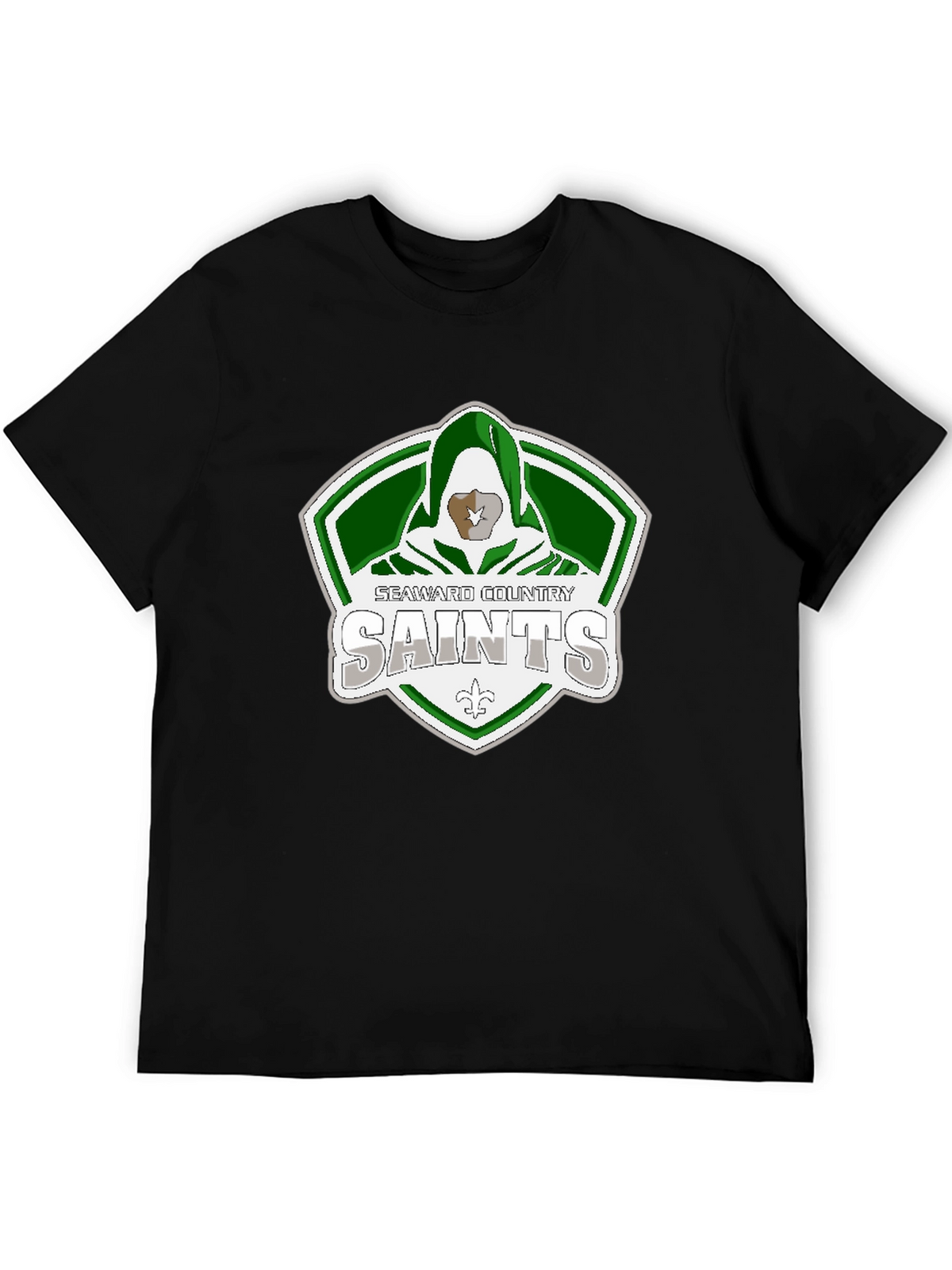 Seaward Country Saints Black Graphic T-Shirt