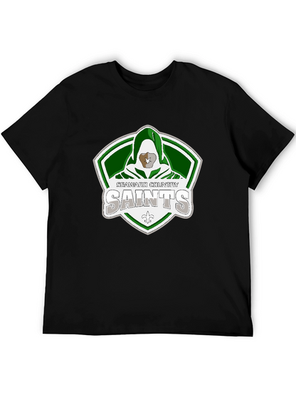 Seaward Country Saints Black Graphic T-Shirt