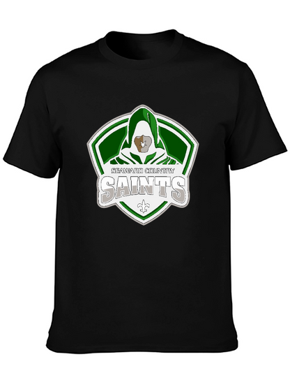 Seaward Country Saints Black Graphic T-Shirt