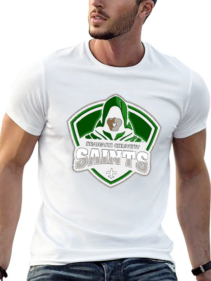 Seaward Country Saints Black Graphic T-Shirt