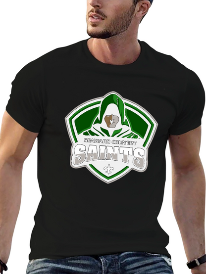 Seaward Country Saints Black Graphic T-Shirt