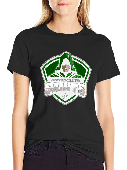 Seaward Country Saints Black Graphic T-Shirt