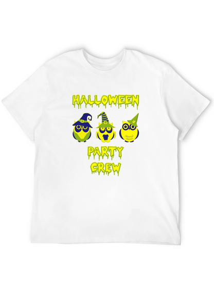 Halloween Party Crew Owl T-Shirt