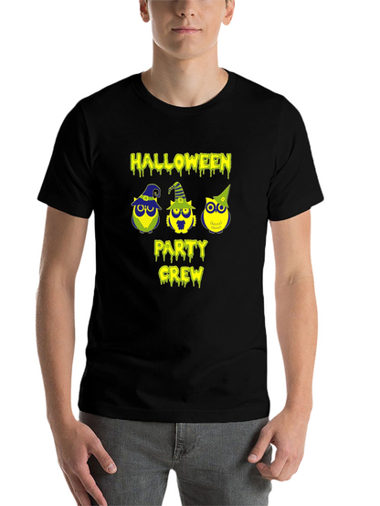 Halloween Party Crew Owl T-Shirt