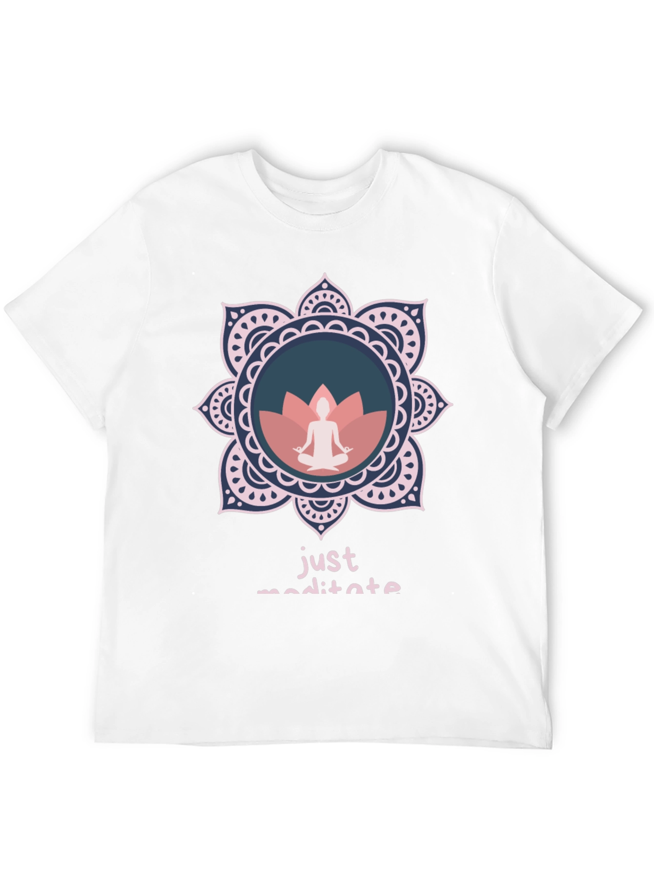 Just Meditate Graphic Tee - Relaxed Fit