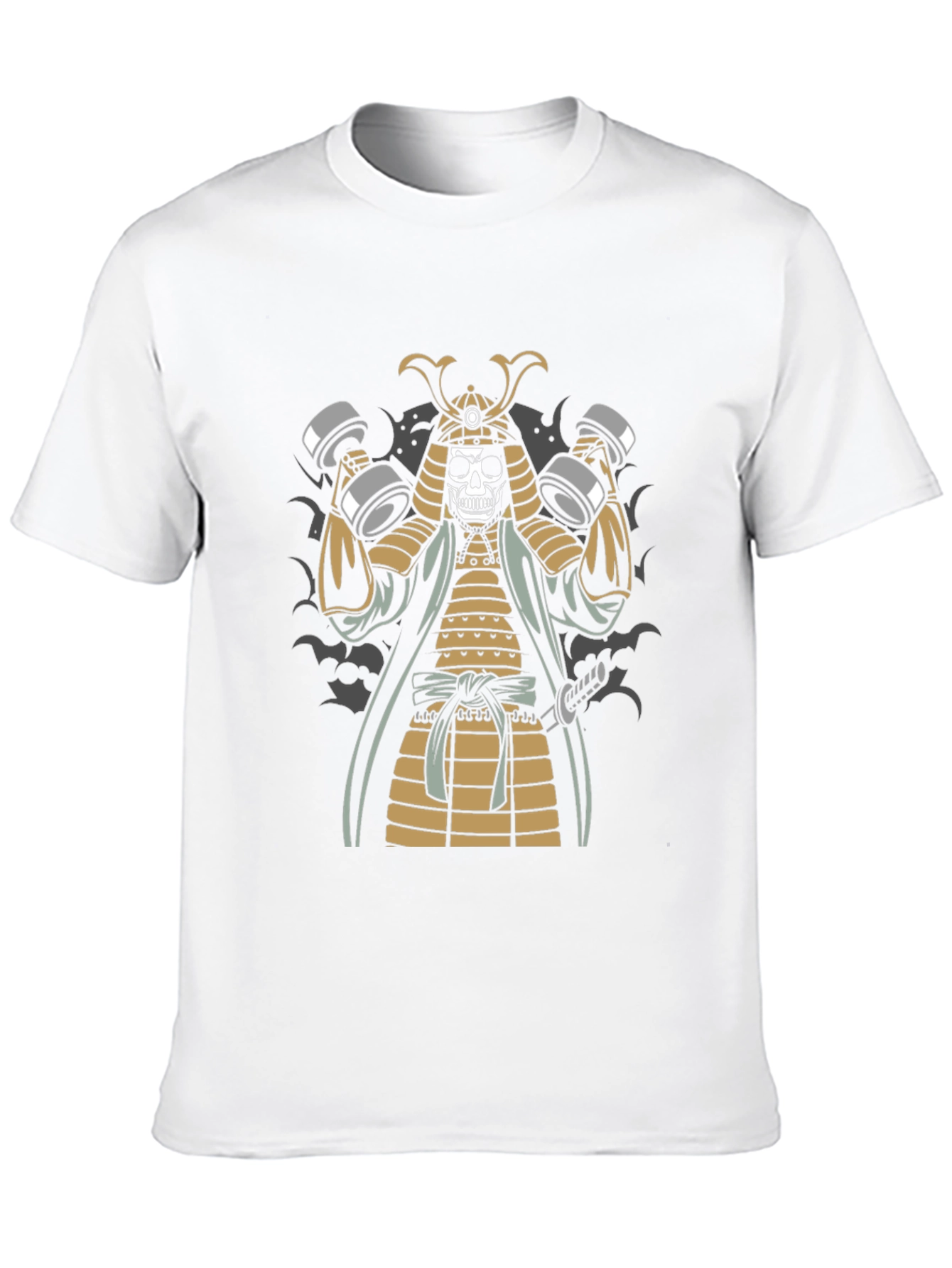 Samurai Skeleton Gym T-Shirt