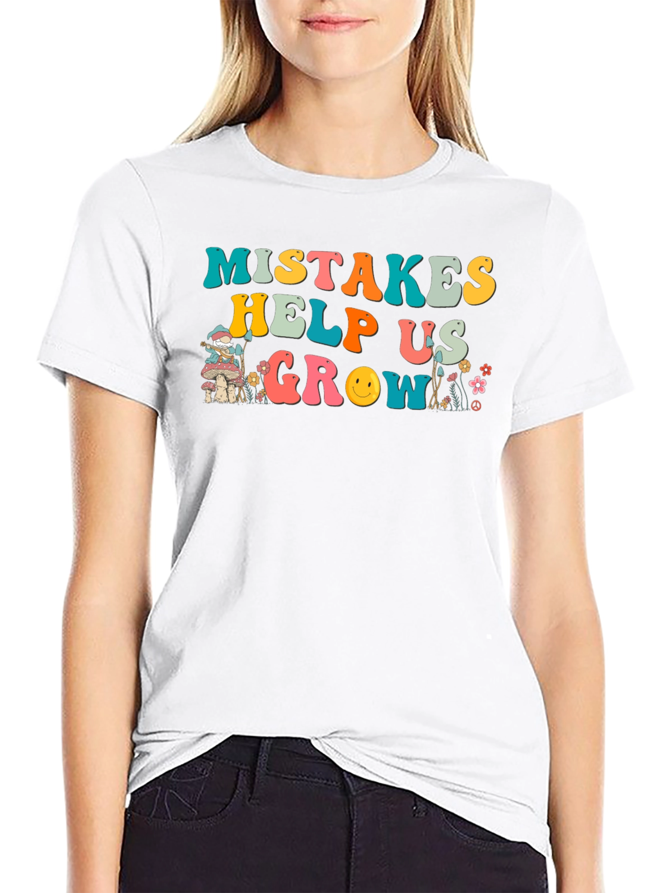 Mistakes Help Us Grow Graphic T-Shirt