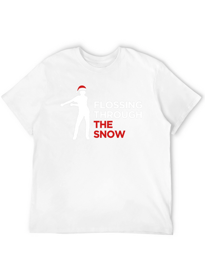 Flossing Through The Snow Christmas T-Shirt