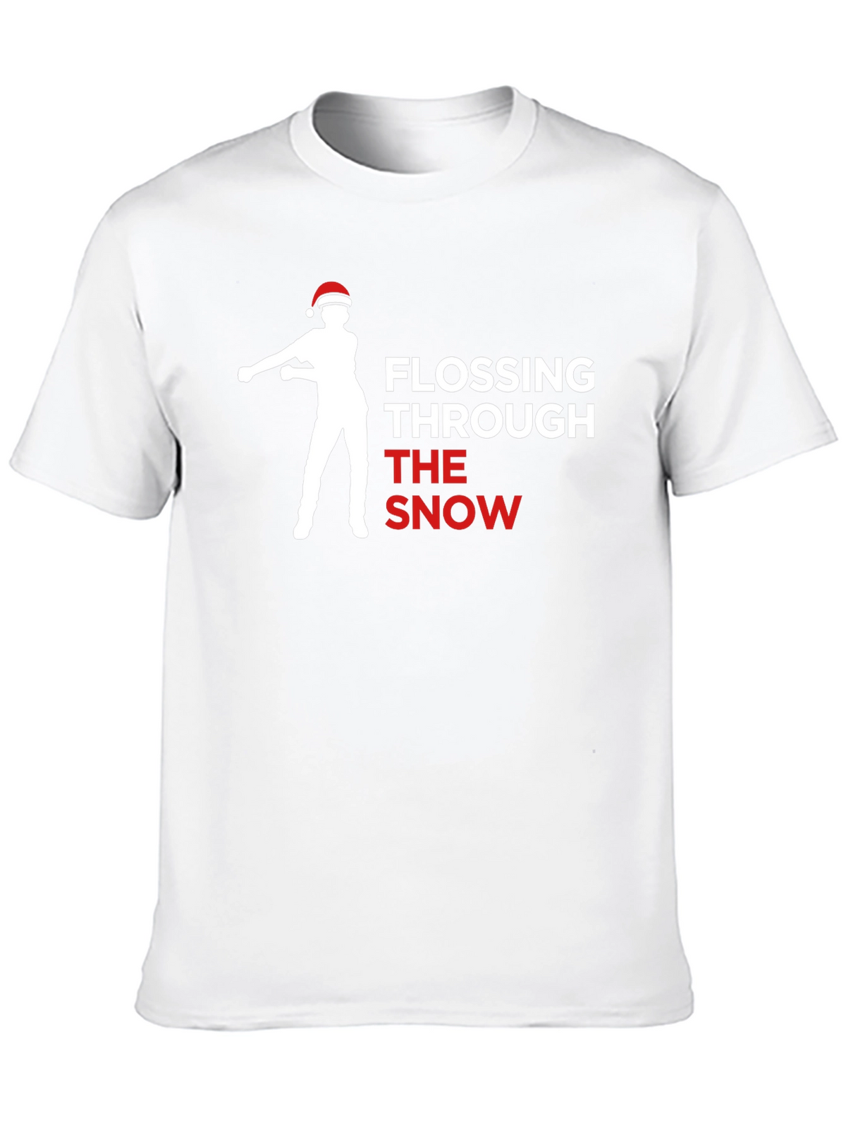 Flossing Through The Snow Christmas T-Shirt