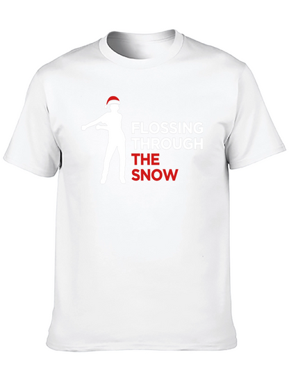 Flossing Through The Snow Christmas T-Shirt