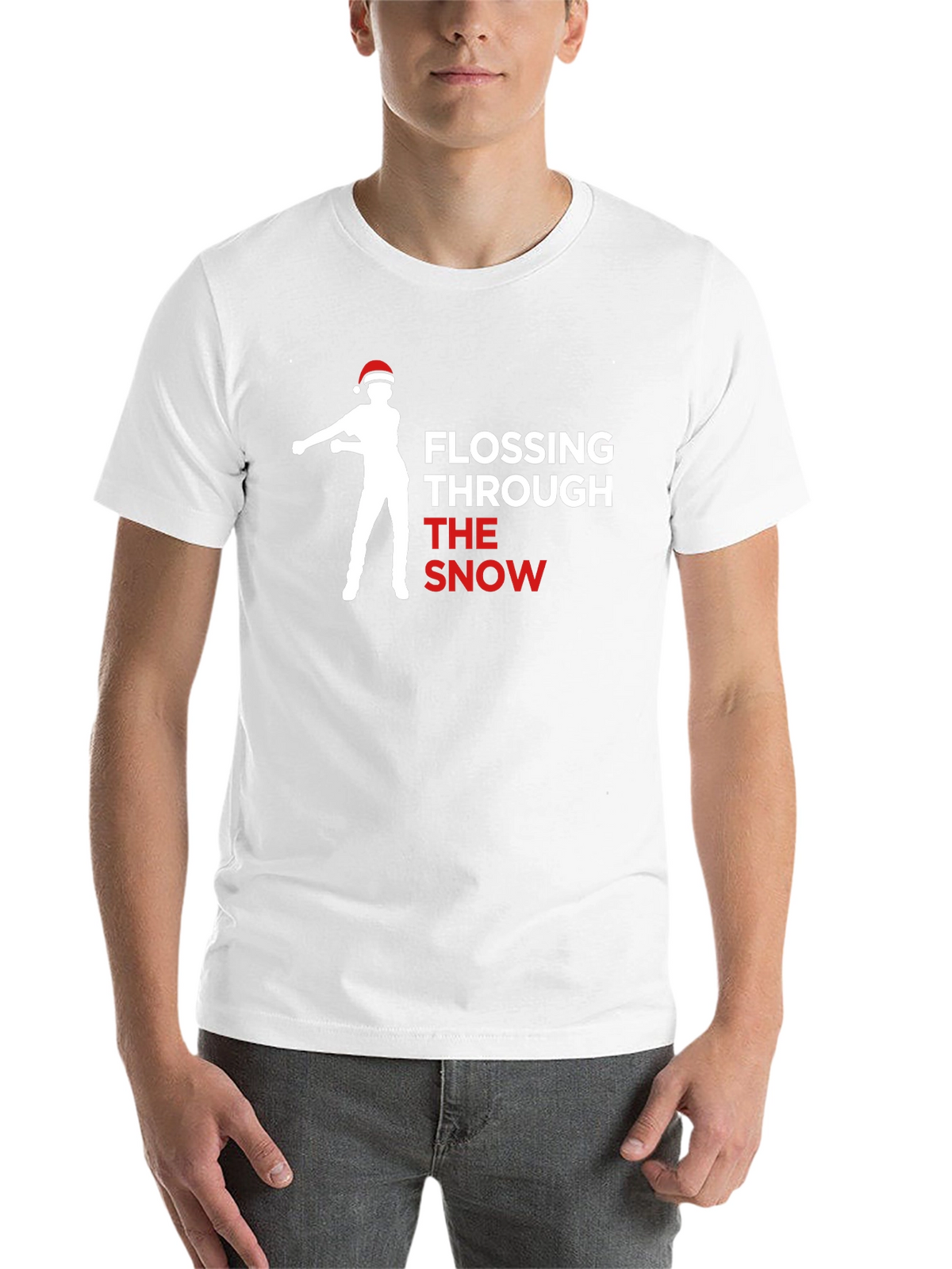 Flossing Through The Snow Christmas T-Shirt