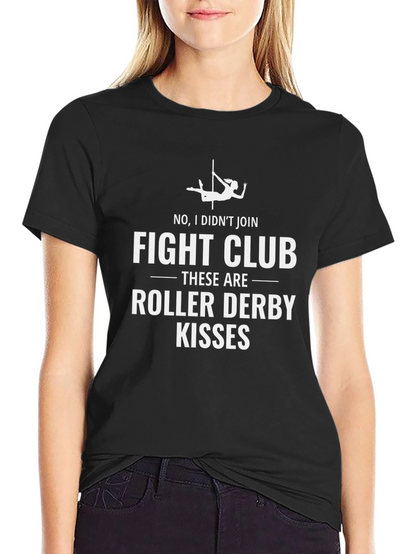 Roller Derby Kisses Graphic T-Shirt
